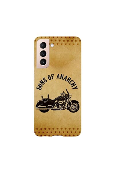 Viceversa Husă compatibilă cu Samsung Galaxy S21 FE, Viceversa, model Motocicletă Sons of Anarchy, Silicon, TPU