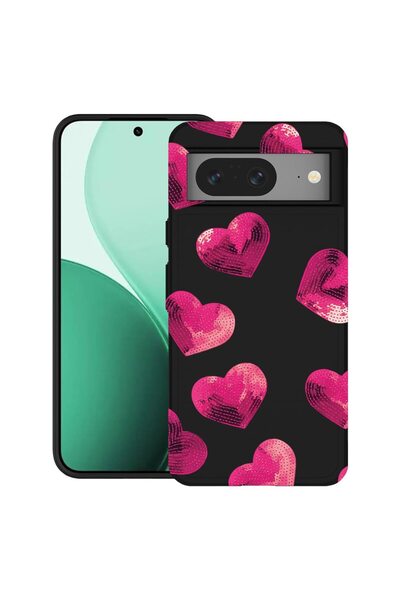 bestcase Υπέρλεπτη Θήκη TPU Συμβατή με Google Pixel 8, με Σχέδιο Καρδιάς, 210...