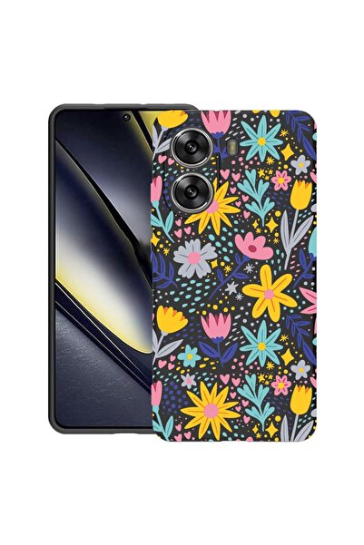 bestcase Husă pentru Poco X7 Pro 5G, Floricele, Silicon subțire 0.8MM, Antișo...