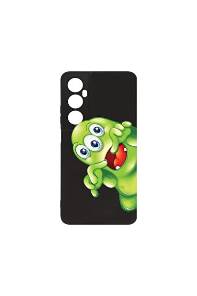 bestcase ¬Æ Husa Slim SIlicon 0.8MM, Compatibila Cu Realme C65, Green Monster...