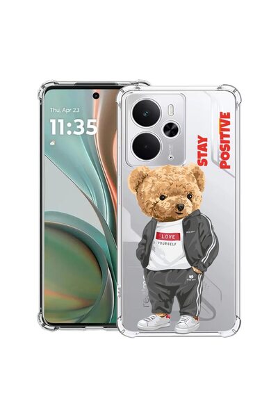 bestcase Husă Antișoc Compatibilă cu Poco M7 Pro 5G, cu Design Stay Positive ...
