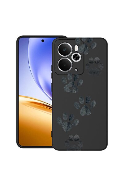 bestcase Θήκη για Realme 14T με σχέδιο πατούσας σκύλου, TPU Ματ Εξαιρετικά Λε...
