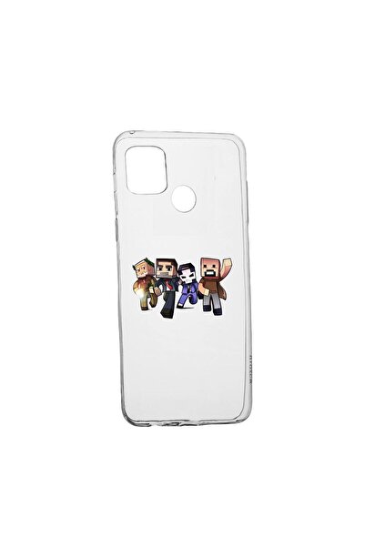 bestcase Husa Silicon Minecraft, Compatibila Cu Realme C21Y, rezistenta la uz...