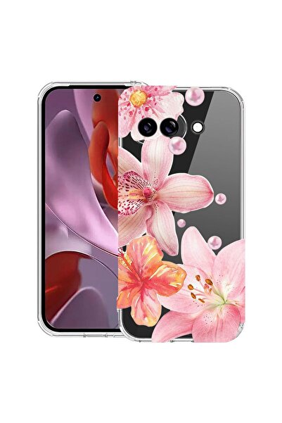 bestcase ¬Æ Husa Anti Shock Съвместима с Google Pixel 9 / Pixel 9 Pro, Флорал...
