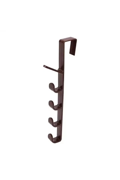 choice2 BROWN خطاف تعليق معاطف يثبت خلف الباب، لخزانة الملابس والدولاب وغرف ا...
