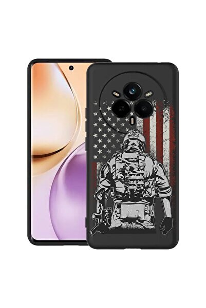bestcase Θήκη για Realme 14 Pro Plus 5G, Αμερικανός Στρατιώτης, Λεπτή Σιλικόν...