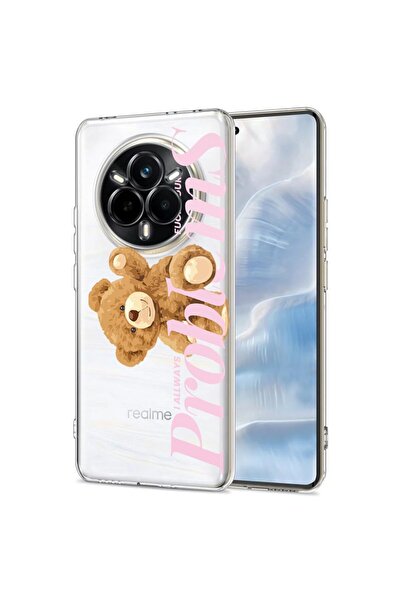 bestcase Husă pentru Realme 14 Pro 5G, BestCase® Silicon transparent 2MM, Urs...