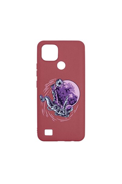 bestcase Husa Silicon, Compatibila Cu Realme C21, Astronaut Football, reziste...