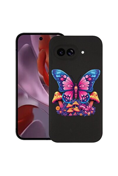 bestcase Husă pentru Google Pixel 9a, Culori de vis - Fluture, Silicon subțir...