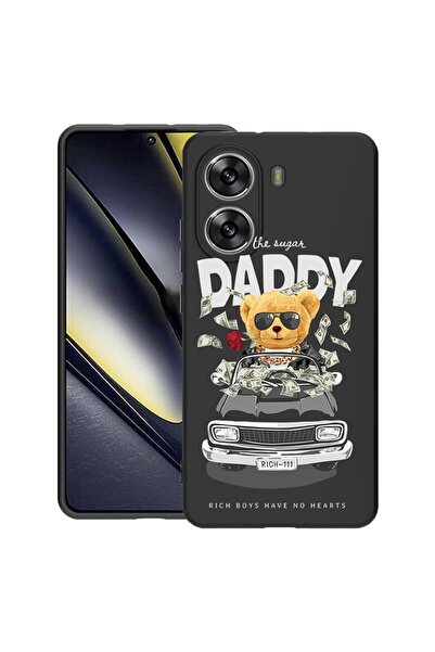 bestcase Husă pentru Poco X7 Pro 5G, Ursuleț de pluș Daddy, Silicon subțire d...