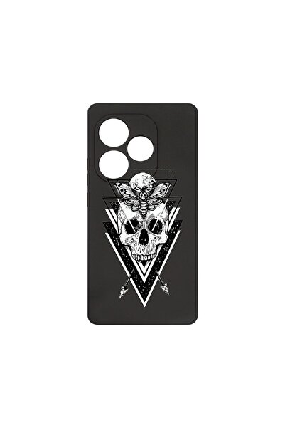 bestcase ¬Æ Husa Premium Silicon, Compatibila Cu Realme GT 6, Skull, SLIM 1.2...