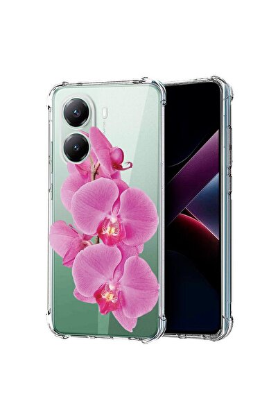 bestcase Противоударен калъф, съвместим с Poco X7 Pro 5G, Флорален - Минимали...
