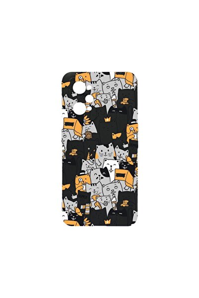 bestcase Тънък силиконов калъф 0.8ММ, съвместим с Realme GT Neo 3T, с котешки...