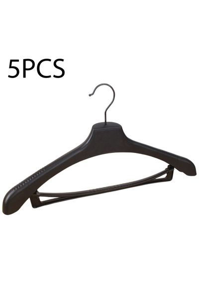 Choice5 5pcs Men 4 5pcs Wide Shoulder Plastic Clothing Hanger Suit Clothes Ha...
