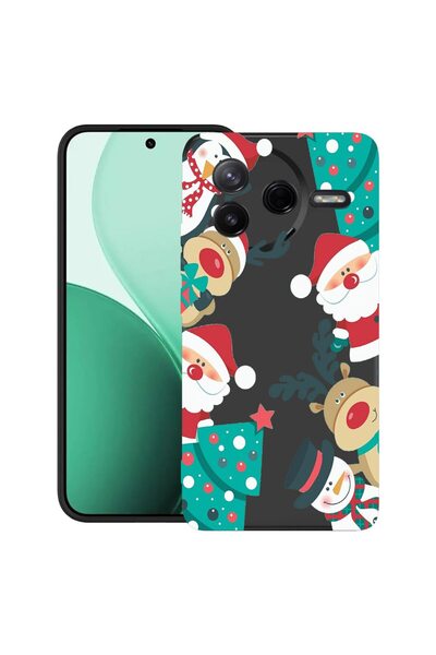 bestcase ¬Æ Husa TPU Ultra Slim Compatibil cu Poco F7 Pro, cu Design Xmas, 31...