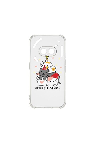 bestcase ¬Æ Husa Anti Shock 1.5MM, Compatibila Cu Nothing Phone 2a, Merry Cat...