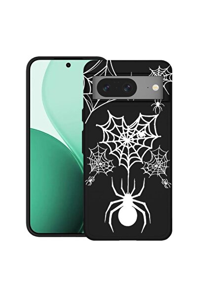 bestcase Υπέρλεπτη Θήκη TPU Συμβατή με Google Pixel 8, με Σχέδιο Ιστού Αράχνη...
