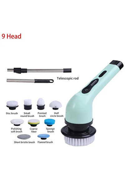 choice2 200588-green9 Wireless Electric Cleaning Brush Bathroom Window Kitche...