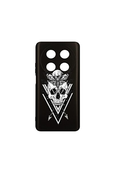 bestcase Λεπτή Θήκη Σιλικόνης 0.8MM, Συμβατή με Huawei Nova 12i, Σχέδιο Κρανί...