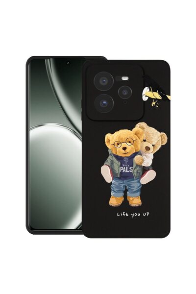 bestcase Husă pentru Realme GT 7 Pro, Silicon subțire premium de 1.2MM, Ursul...