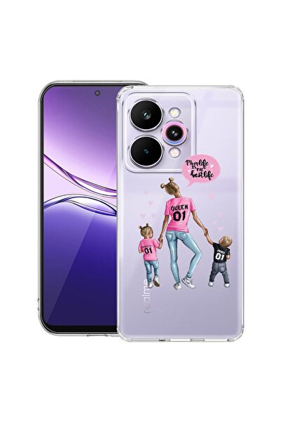 bestcase Διαφανής Λεπτή Θήκη Σιλικόνης Συμβατή με Realme 15 / 15 Pro, Mom Lif...