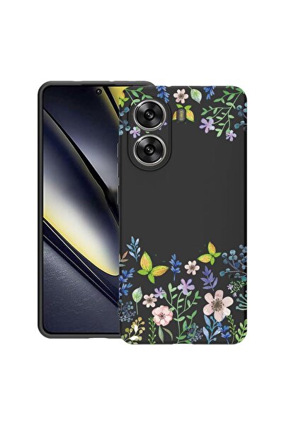 bestcase Husă pentru Poco X7 Pro 5G, Fluturi și Flori, Silicon subțire de 0.8...