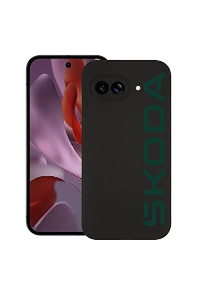 bestcase Калъф за Google Pixel 9a, Skoda, тънък силиконов 0.8ММ, противоударе...