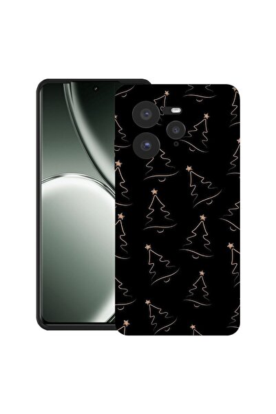 bestcase Калъф за Realme GT 7 Pro с дизайн на коледно дърво, TPU матов ултра ...