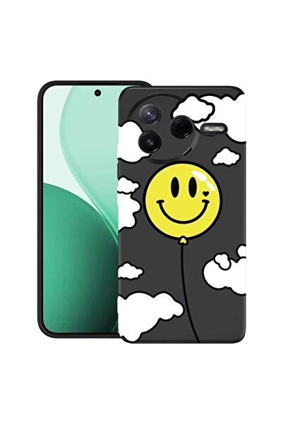 bestcase Υπέρλεπτη Θήκη TPU Συμβατή με Poco F7 Pro, με Σχέδιο Χαμογελαστής Φα...
