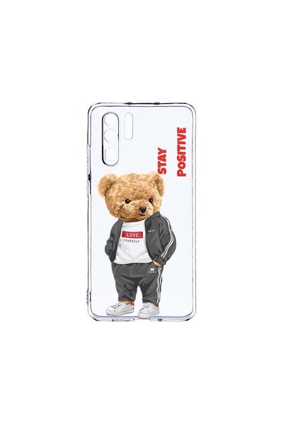 bestcase Διαφανής Θήκη Σιλικόνης 2MM, Συμβατή με Huawei P30 Pro, Με σχέδιο Αρ...