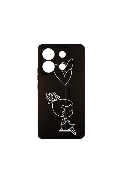 bestcase Премиум силиконов калъф, съвместим с Poco X6 5G, My Little Girl, тън...