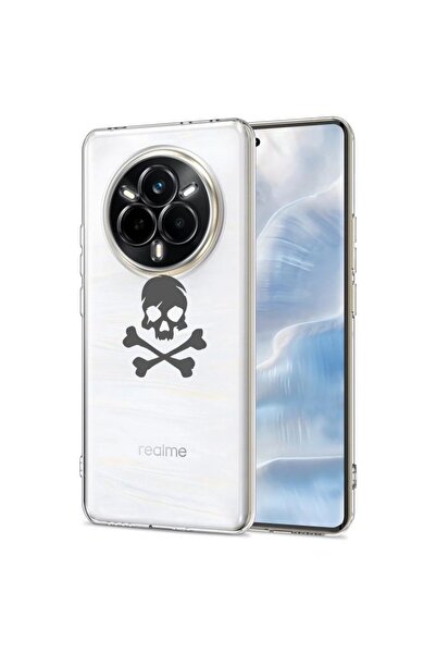 bestcase Husa pentru Realme 14 Pro 5G, BestCase¬Æ Clear Silicon 2MM, Skull, A...