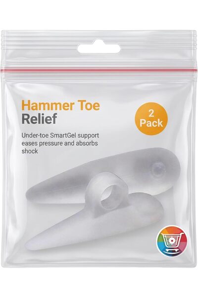 Dealzlot Hammer Toe Gel Cushion, Crest Support Pad for Claw Toe, Mallet Toe a...