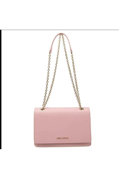 VEYİS USTA Women's Strap Dusty Pink Shoulder Bag