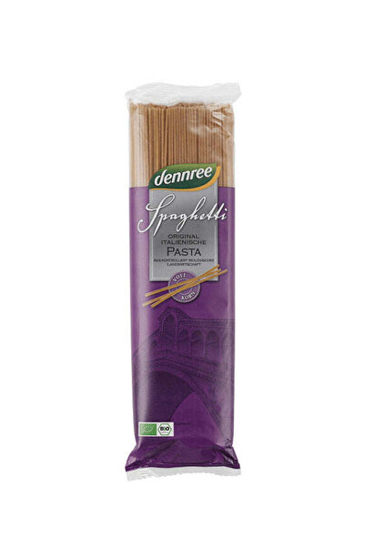 Dennree Spaghetti bio din grâu dur integral 500 g