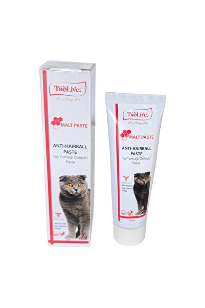 Genel Markalar Biolive AntiHairBall Kediler İçin Tüy Yumağı Önleyici Paste 100gr