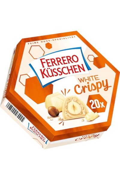 Ferrero Küsschen Praline de ciocolată albe crocante 172g