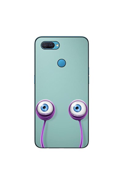 OEM Θήκη συμβατή με Oppo A12 Σιλικόνης Gel TPU με σχέδιο Μάτια Σαλιγκαριού