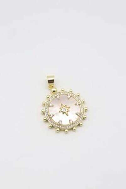 POSH AND PROUD VİP SERİ ORTASI BEYAZ SEDEFLİ CHARM MODEL KOLYE