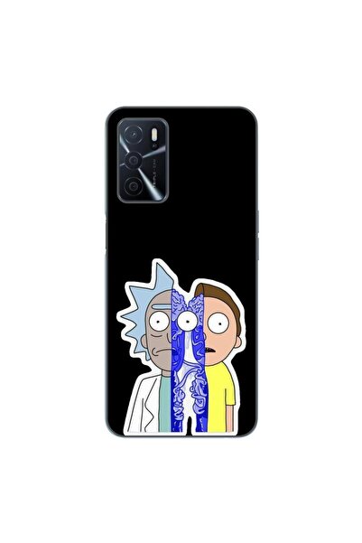 OEM Θήκη συμβατή με Oppo A16, από σιλικόνη gel TPU, με σχέδιο Rick And Morty ...