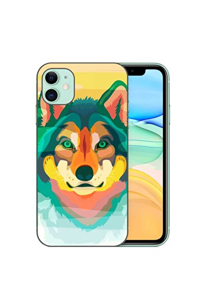 OEM Husa compatibila cu Apple iPhone 11 Silicon Gel Tpu Model Desen Lup