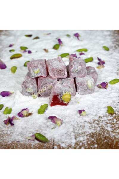 Ertokuş Efendi Isparta Doğal Gül Aromalı Duble Antep Fıstıklı Lokum 250 gr, Ç...