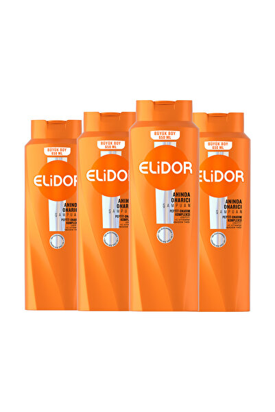 Elidor Saç Bakım Şampuanı Anında Onarıcı 650 ml x4