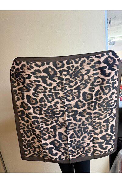 sema aksesuar Women's Leopard Patterned Scarf Bandana - Gift
