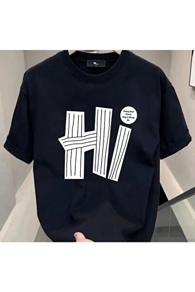 bellanova Unisex Oversize T-shirt με στάμπα Streetwear Άνετη εφαρμογή Daily P...
