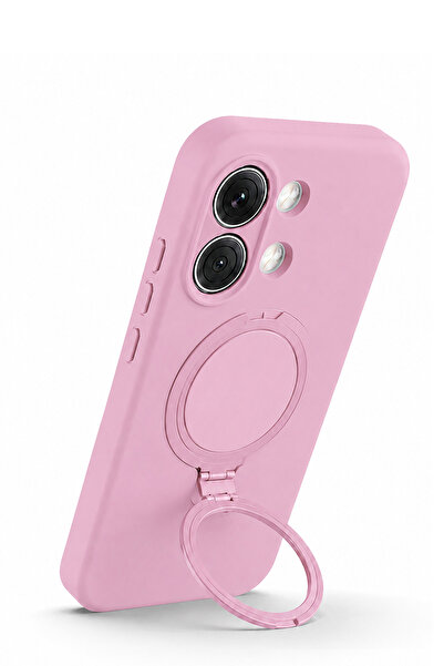 Stylish Ring Case with Velvet Stand for Xiaomi Poco X8 Pro Max Compatible