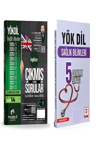 Modadil Yayınları MODADİL YÖKDİL Sağlık Çıkmış Sorular Tamamı Video Çözümlü+Y...