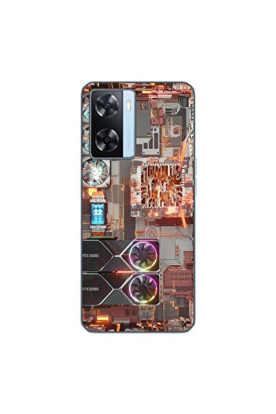 OEM Калъф, съвместим с Oppo A57s, силиконов гел TPU, модел за дънна платка