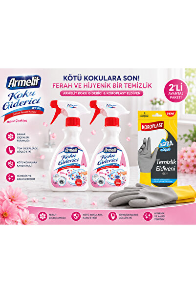Armelit WC oil koku giderici sprey Bahar çiçekleri 250 ml 2 âdet