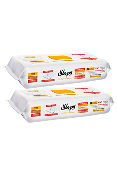 Sleepy 2x EASY CLEAN Wet cloths for floor cleaning Herbal Soap Additive 50 pcs
